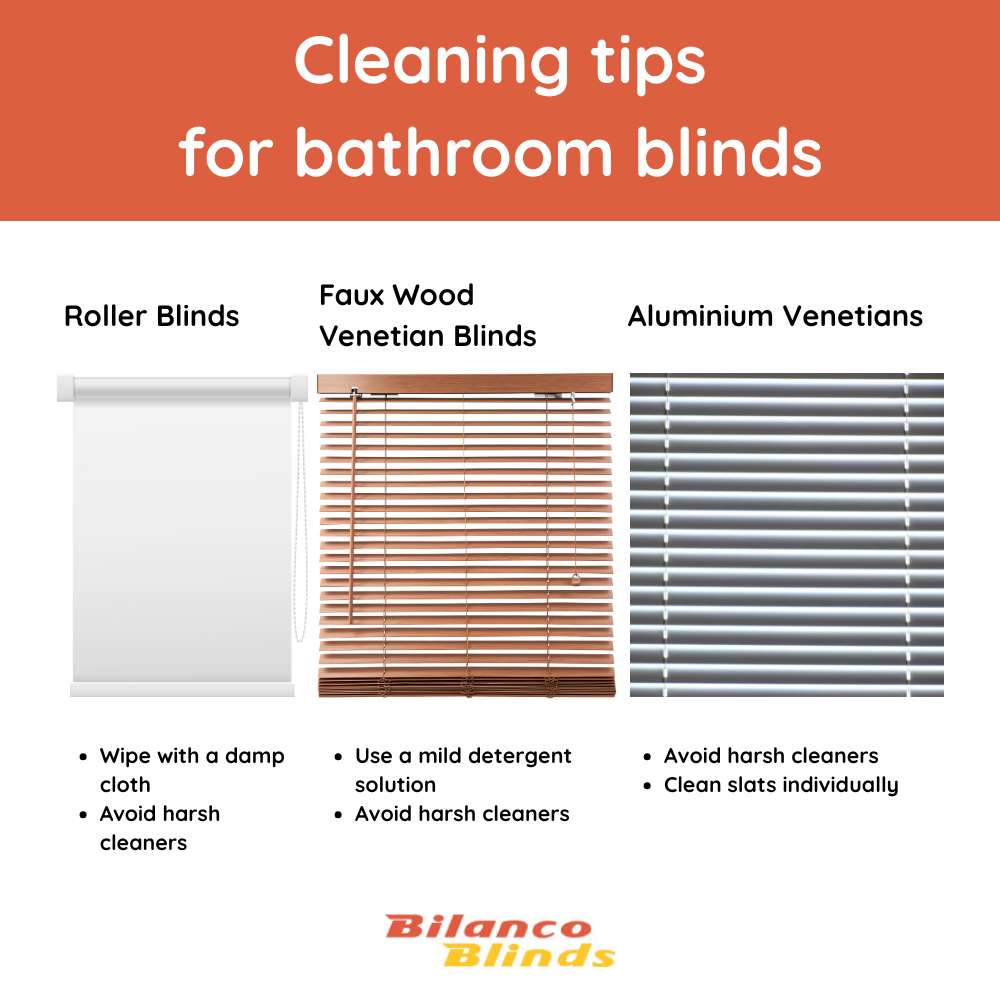cleaning tips for bathroom blinds